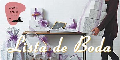 Gatón Valle · Listas de Boda
